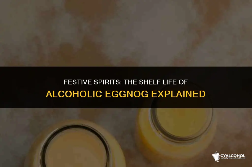 does eggnog with alcohol expire