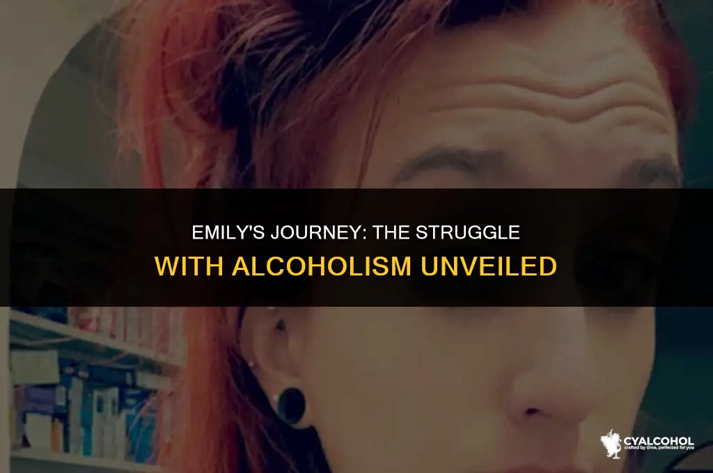 does emily become an alcoholic