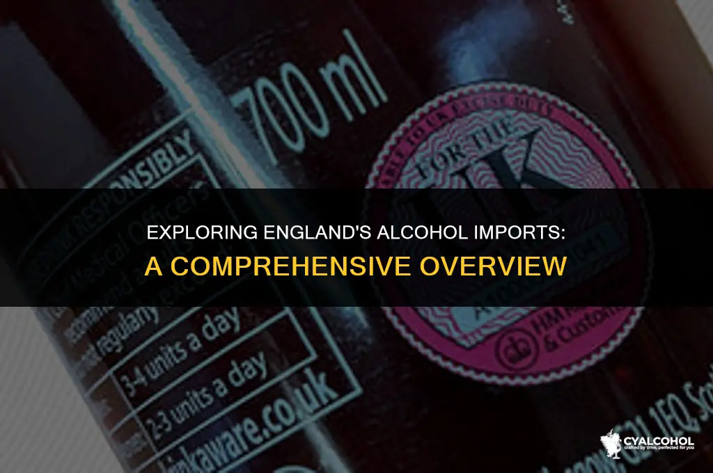 does england import its alcohol