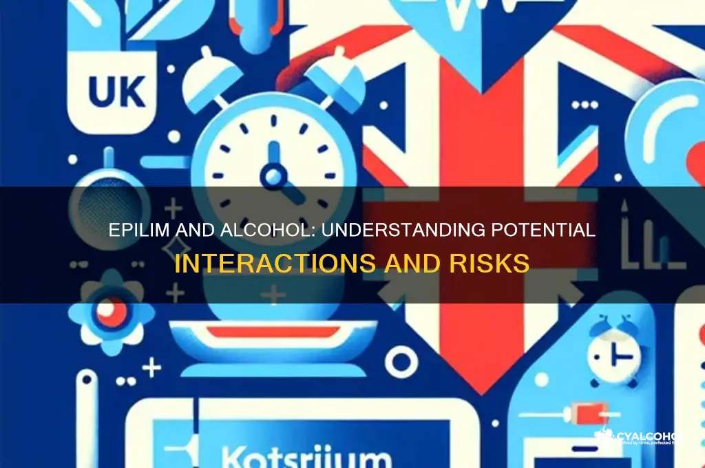 does epilim increase alcohol