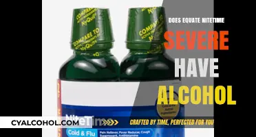 Equate Nitetime Severe: Alcohol Content and Safety Concerns Explained
