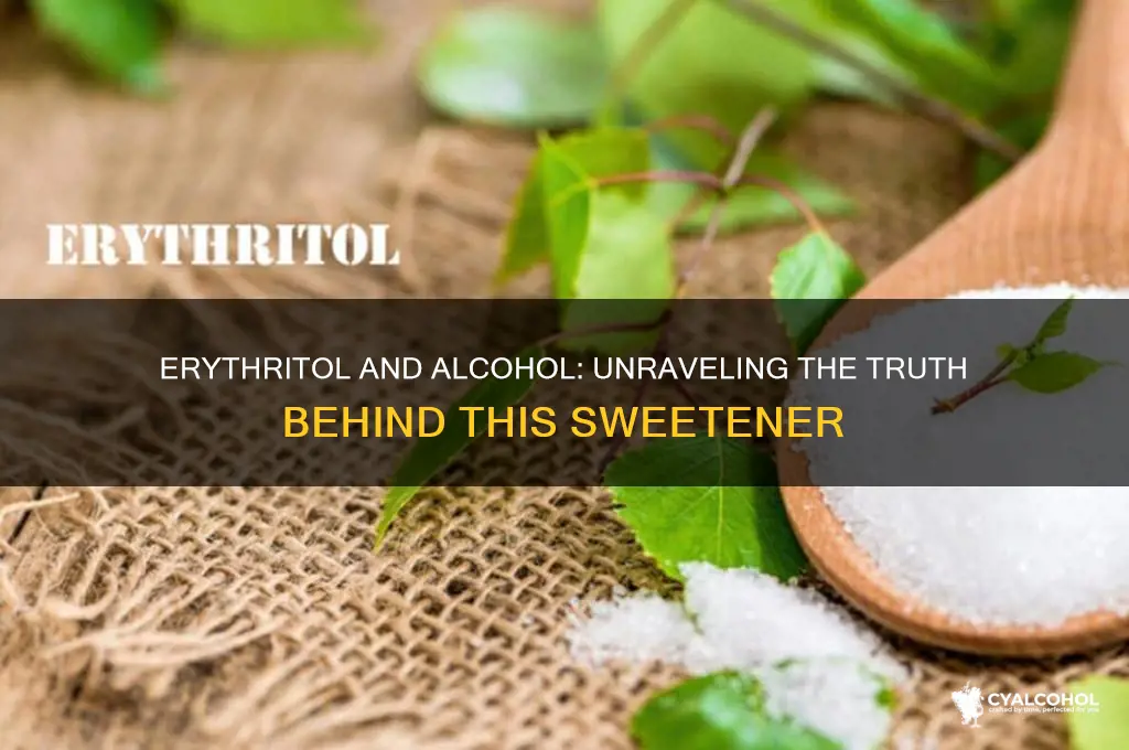 does erythritol have alcohol in it