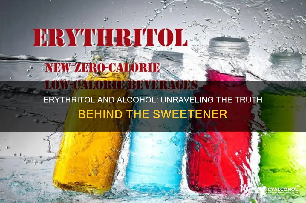does erythritol have alcohol