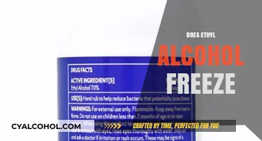Does Ethyl Alcohol Freeze? Understanding Its Freezing Point and Properties