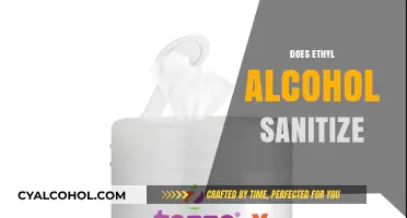 Does Ethyl Alcohol Effectively Sanitize Surfaces and Kill Germs?