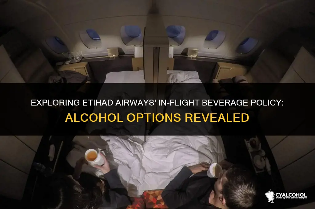 does etihad airways provide alcohol