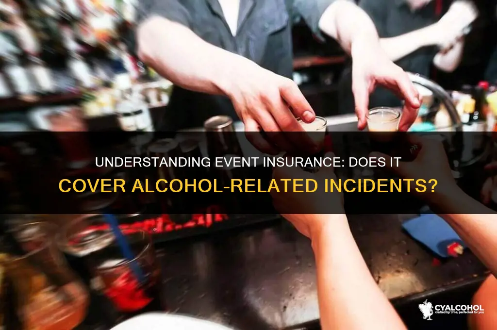 does event insurance cover alcohol