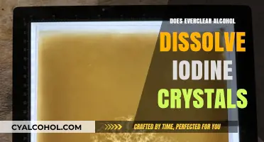 Everclear Alcohol and Iodine Crystals: Solubility Experiment Explained