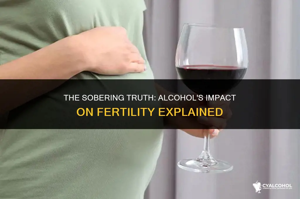 does excessive alcohol reduce fertility