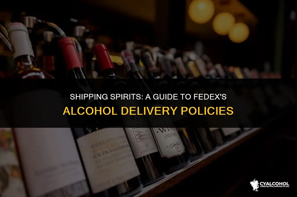 does fed ex ship alcohol