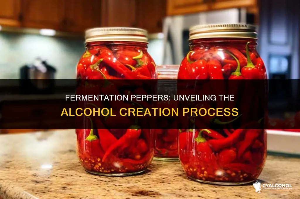 does fermentation peppers create alcohol
