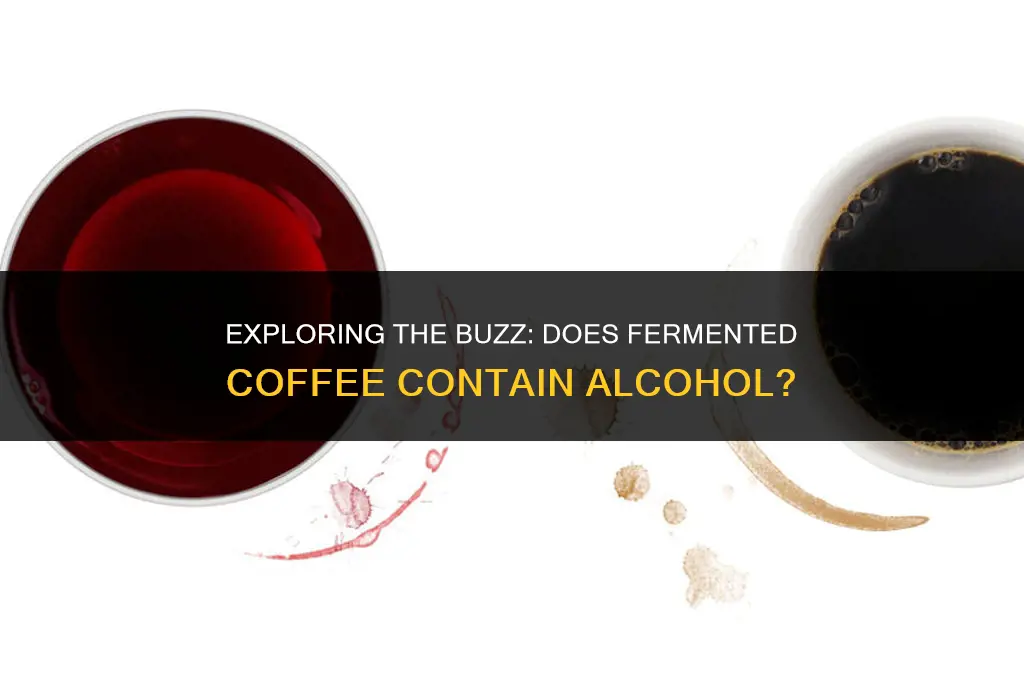 does fermented coffee have alcohol