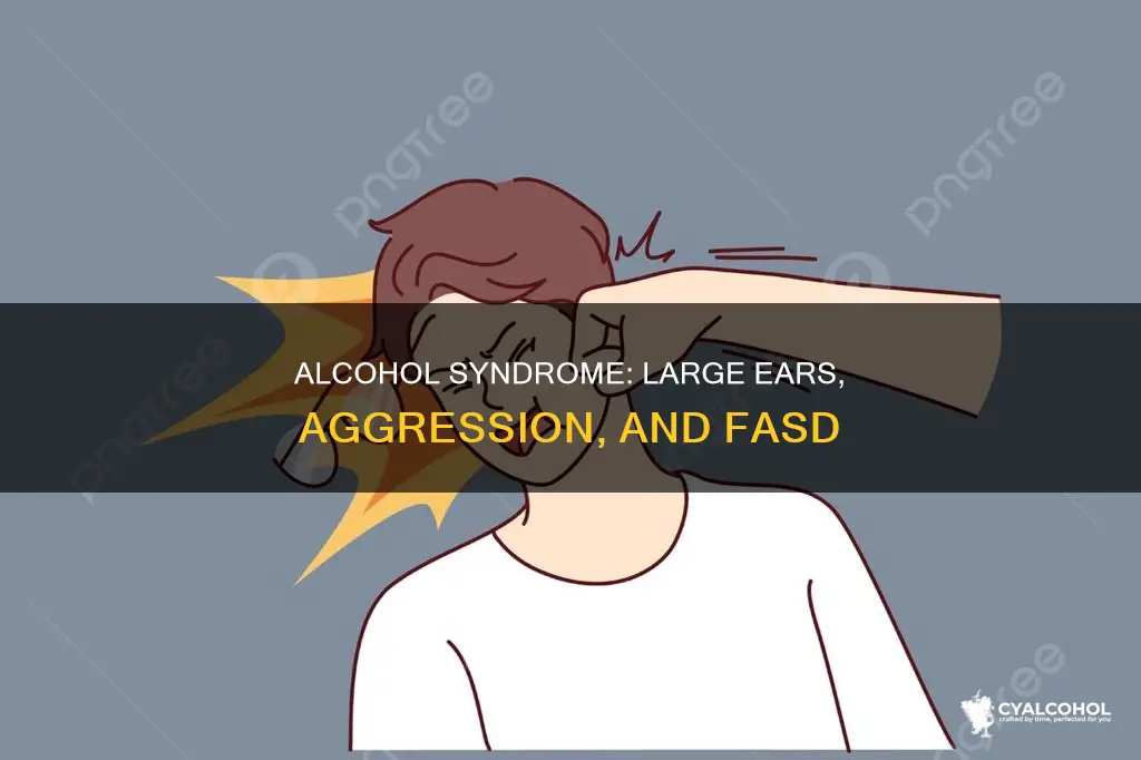 does fetal alcohol syndrome have large ears and display aggression