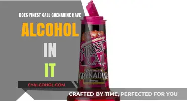 Does Finest Call Grenadine Contain Alcohol? A Detailed Explanation
