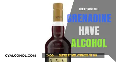 Does Finest Call Grenadine Contain Alcohol? A Detailed Explanation