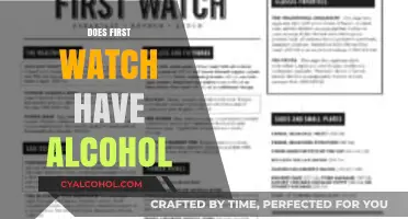 Does First Watch Serve Alcohol? Exploring the Menu and Beverage Options