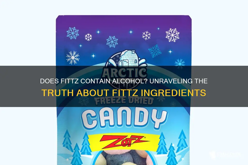 does fittz have alcohol
