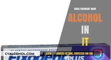 Does Fixodent Contain Alcohol? Uncovering the Ingredients in Your Adhesive