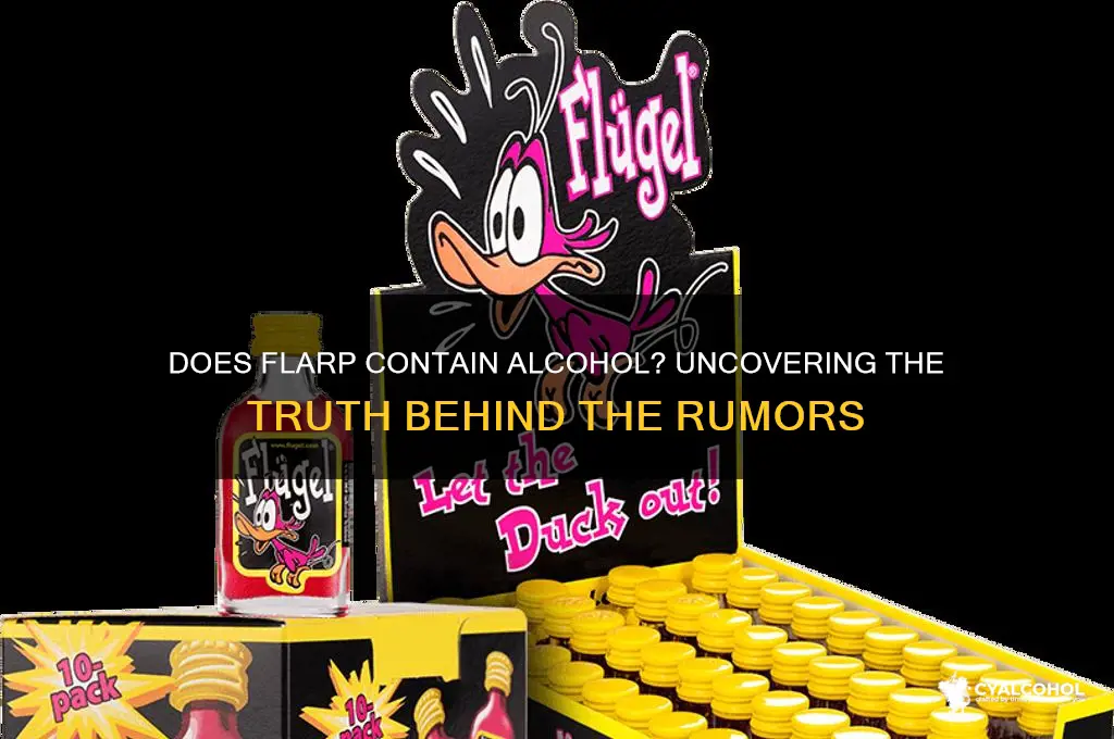 does flarp have alcohol