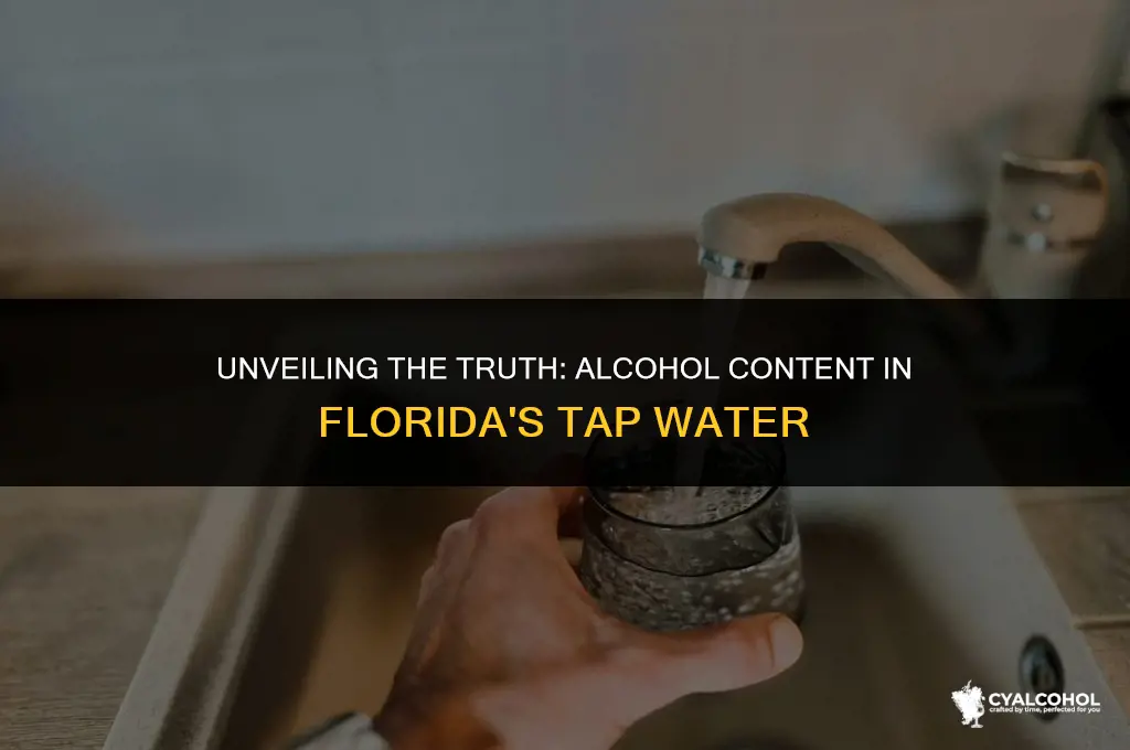 does florida water have alcohol
