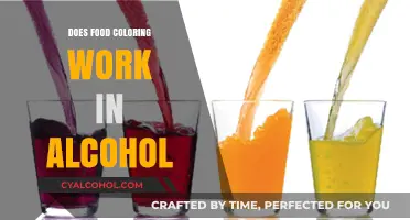Does Food Coloring Work in Alcohol? A Vibrant Experiment Revealed