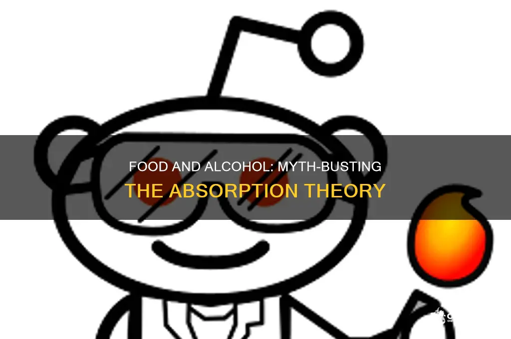 does food really soak up alcohol