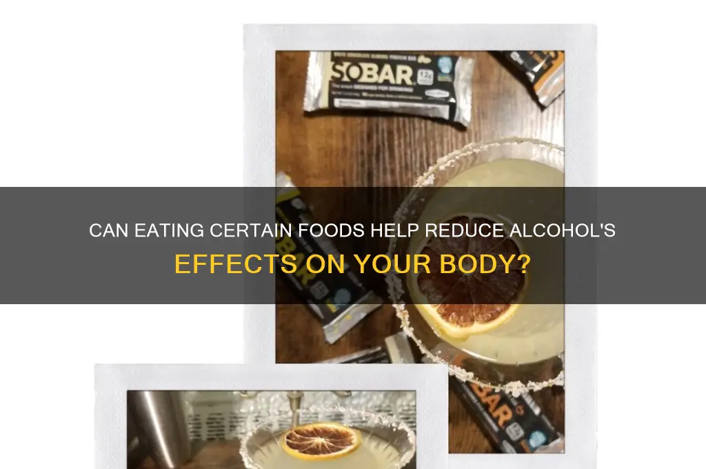 does food reduce alcohol