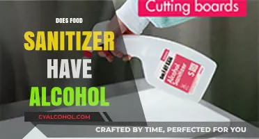Unveiling the Truth: Does Your Food Sanitizer Contain Alcohol?