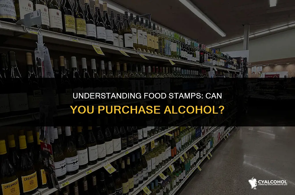 does food stamps cover alcohol