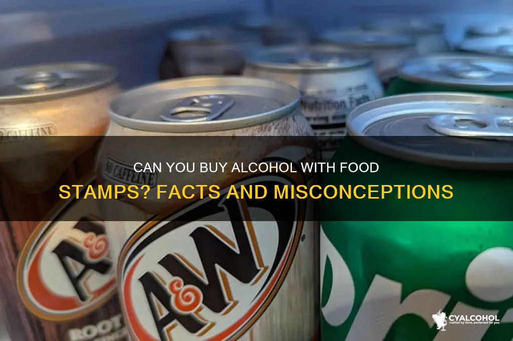 does food stamps pay for alcohol