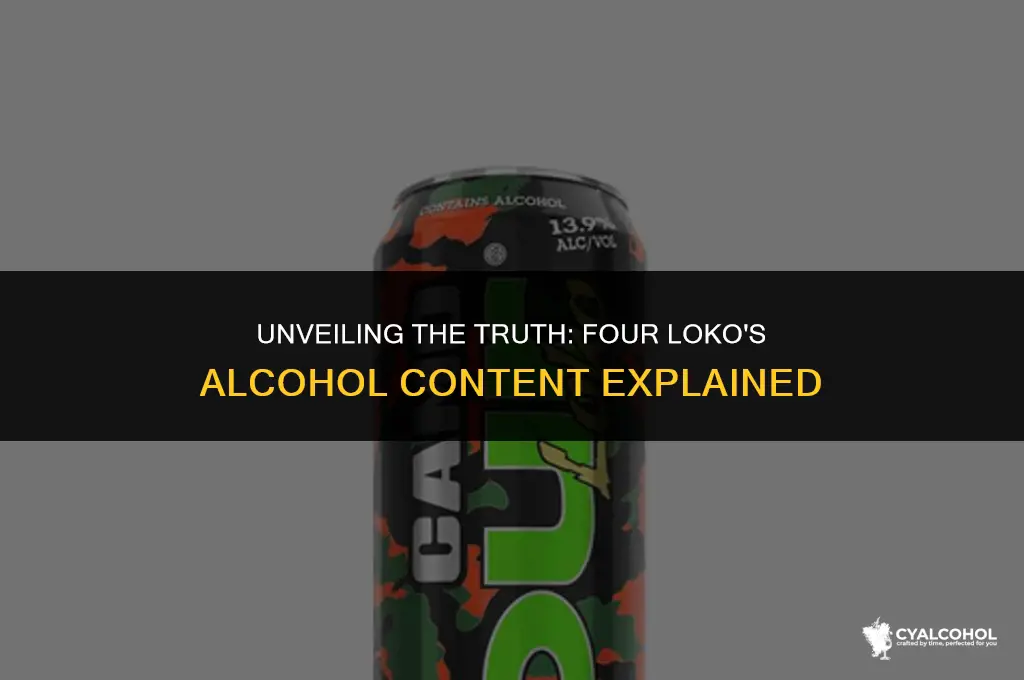 does four loko have alcohol