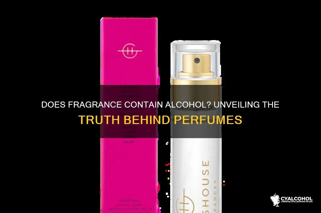 does fragrance have alcohol