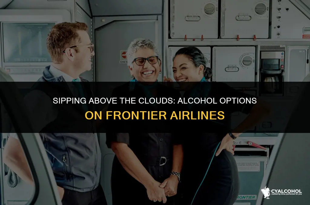does frontier airlines have alcohol