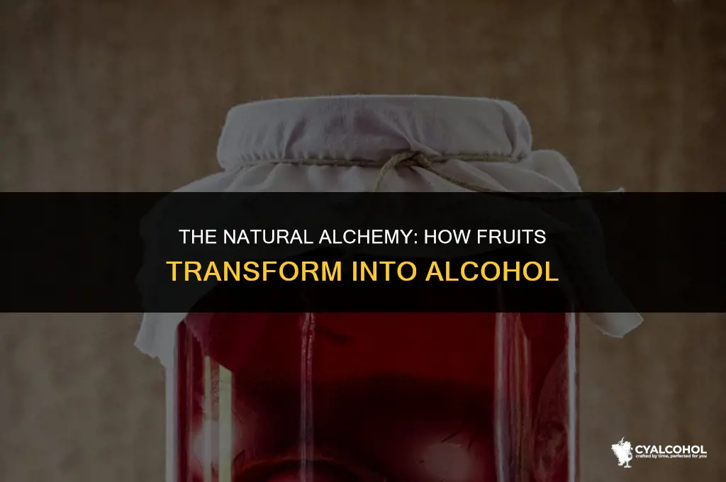 does fruit ferment into alcohol