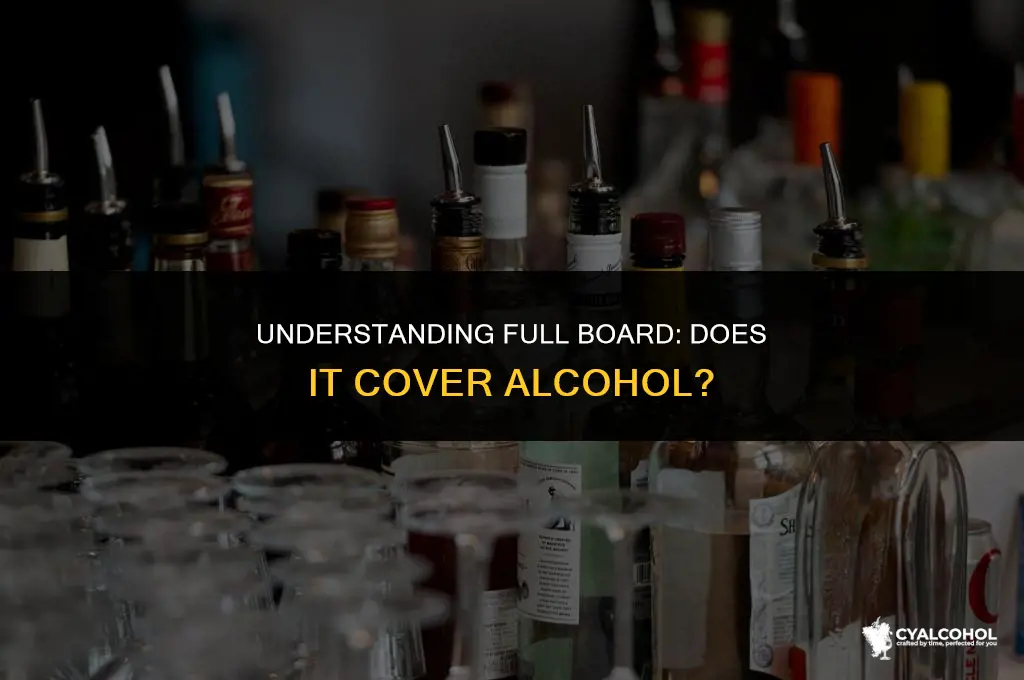 does full board include alcohol