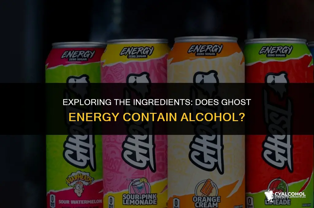 does ghost energy have alcohol