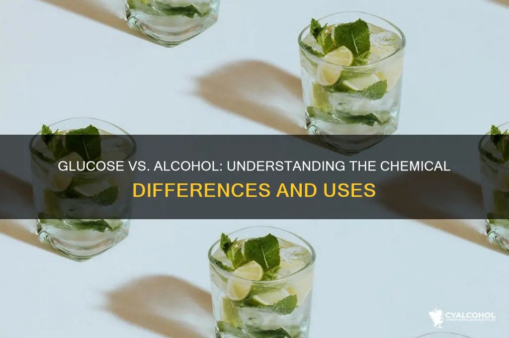 does glucose have alcohol