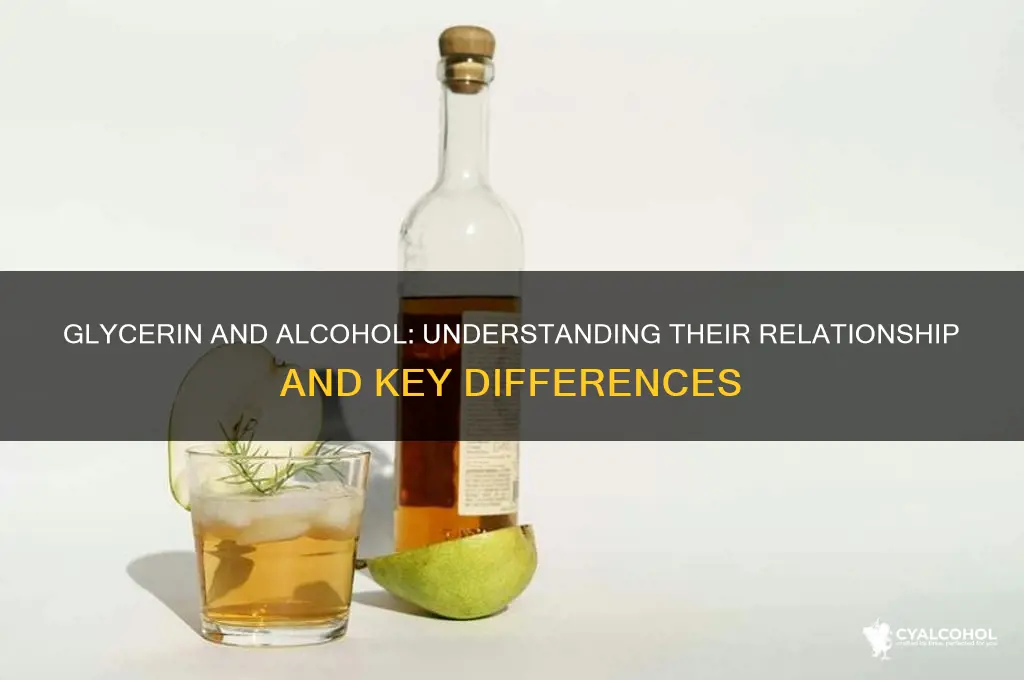 does glycerin have alcohol