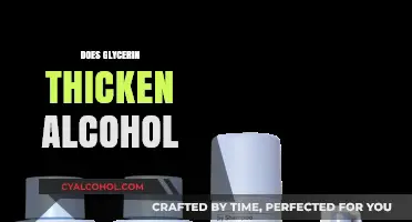 Glycerin and Alcohol: Exploring the Thickening Effect in Mixology