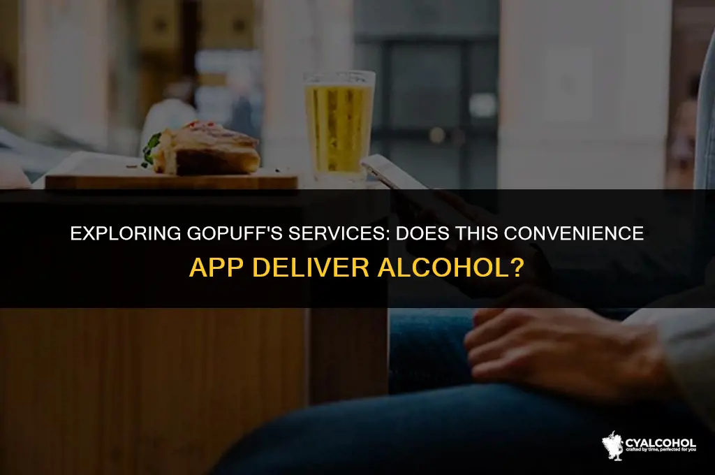 does go puff deliver alcohol