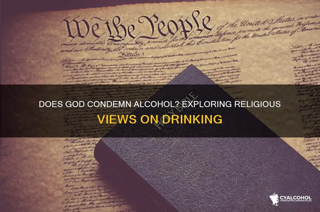 does god hate alcohol