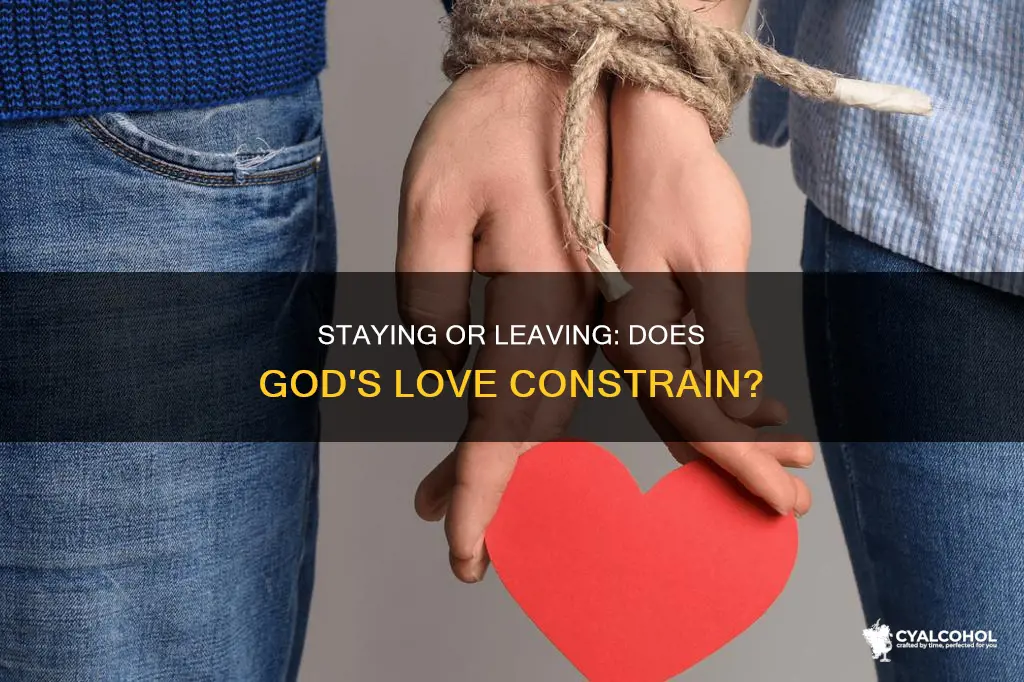 does god love require us to stay with an alcoholic