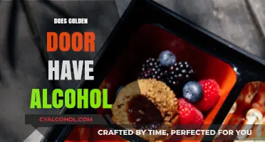 Exploring the Menu: Does Golden Door Offer Alcoholic Beverages?