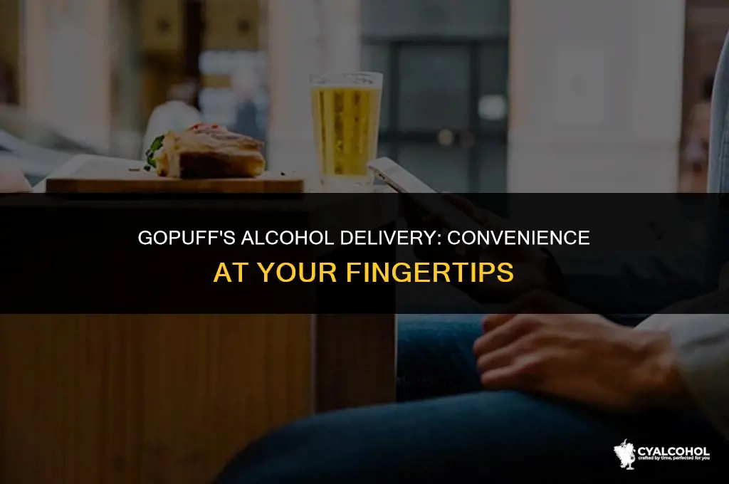 does gopuff card for alcohol