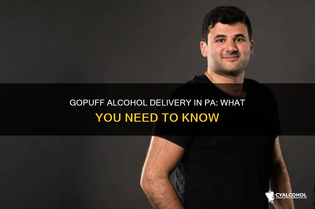 does gopuff deliver alcohol in pa