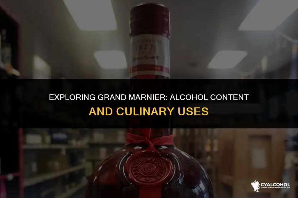 does grand marnier have alcohol