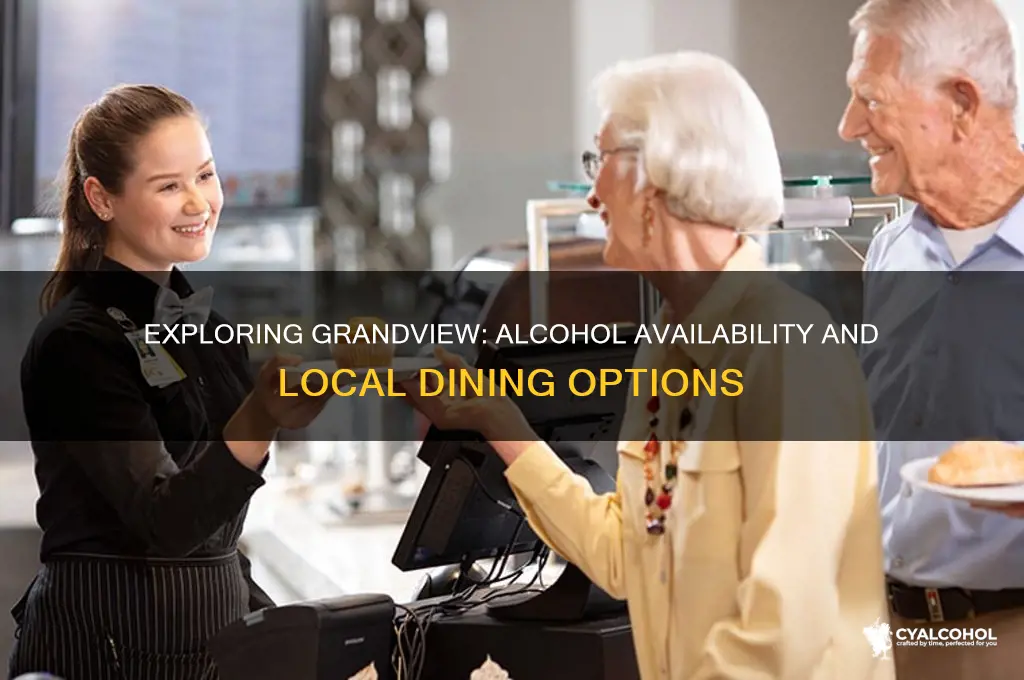 does grandview have alcohol