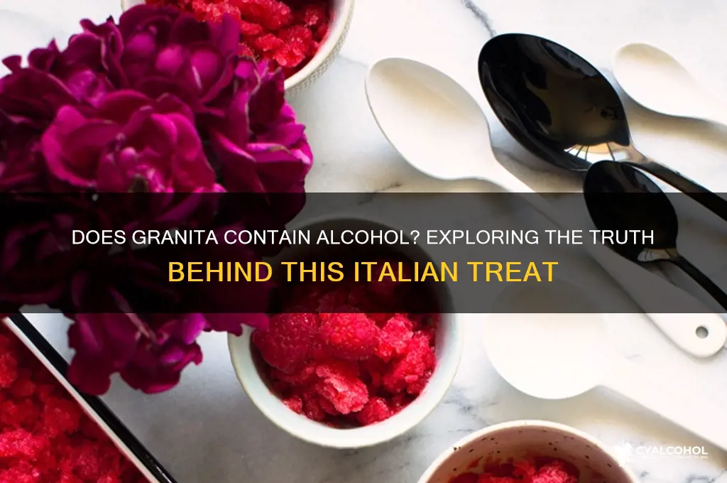 does granita have alcohol