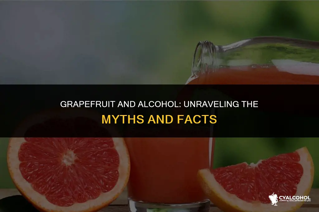 does grapefruit interact with alcohol