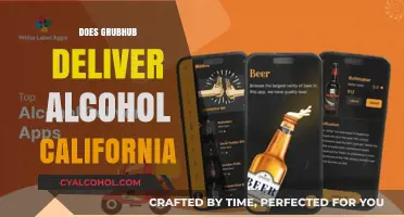 Sipping Simplified: Grubhub's Alcohol Delivery in California Explained